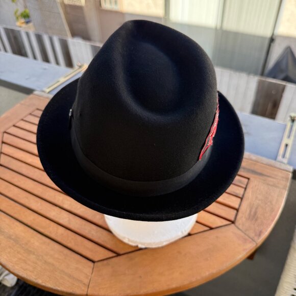 Vintage Black Fedora Hat With The Evil Horde & She-Ra Patches - Picture 5 of 7